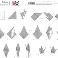 Origami simple crane