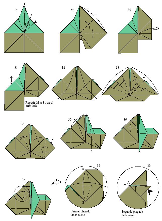 origami yoda diagrams